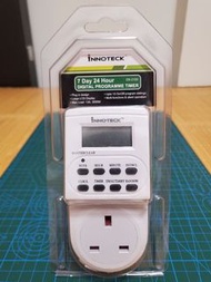 [全新,最後1個] Innoteck 7天24小時 可編程 電源 定時 開關 時間制 Main Power Socket 24/7 Programmable Timer DS-2156