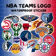 NBA Teams Logo Sticker Vinyl (Waterproof, Matte) 4pcs per set