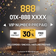 VIP NUMBER PREPAID 888 Number Prepaid Nombor Cantik Senang Ingat