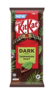 澳洲 🇦🇺Kitkat Tasmanian Mint Dark Chocolate Block 170g 薄荷朱古力 黑朱古力 澳洲