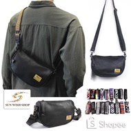 SUNWISH -Threebox - No.8107 20 Option Shoulder Strap Fashion Dumpling Outdoor Sports Messenger Bag Men Leather Sling Bag Crossbody Shoulder Bag