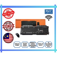 Jertech KM200 Waterproof Keyboard Wireless Combo - MYCC
