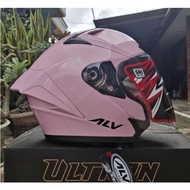 ALV Ultron Pink Half Face ABS Quick Release Helmet All Sizes 58-64cm