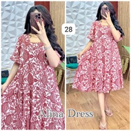 ALINA DRESS/ SIMPLE BUSUI CASUAL DRESS SIMPLE BUSUI CASUAL DRESS SIMPLE BUSUI CASUAL DRESS / ANNABEL