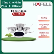 Hafele HS-CW4CX Pots and Pans Set 535.44.167 – Standard cooking, durable and beautiful over time