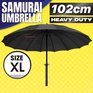 Umbrella Long Handle Japanese Ninja Style Windproof Sword Umbrella large Sun Rain Japanese Samurai U