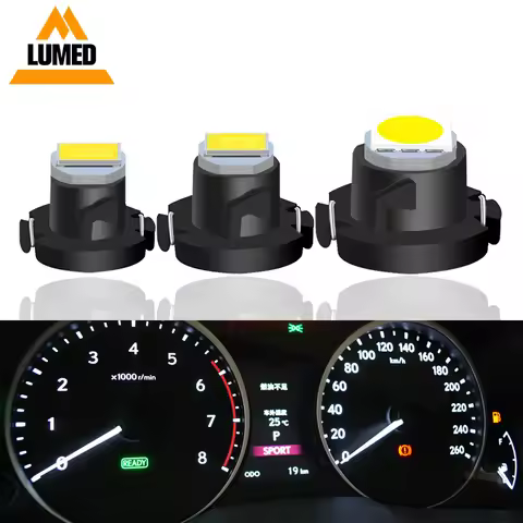 100Pcs T3 T4.2 T4.7 Led Bulb 2835 5050 LED Car Interior Lights Indicator Dashboard Warming DC 12V