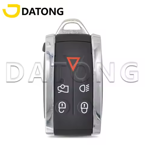 Datong World 5 Button Replacement Car Key Shell Case For Jaguar XF XK XKR XK8 XJ8 X-Type S-Type