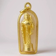 Phra Sivali Rattan Frame Walking Dong A Miniature Statue Size 1x3 Cm Arahant Ekkata Outstanding In T