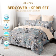 Countess Mix Sand Bed Cover Set - Full Size 90x200 - 200x200 - BedcoverAluna Bed Sheet Queen