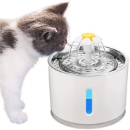 Pet Dog Cat Water Fountain Electric Automatic Water Feeder Dispenser Container LED Water Level Display For Dogs Cats Drink AFHUYKU