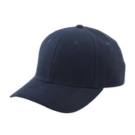 COACH 刺繡標誌棉質棒球帽(海軍藍)