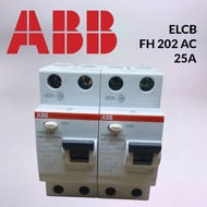 ELCB Brand ABB Type fh 202 AC 25A