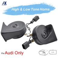 Twin Tone Car Horn Snail Horn For Audi A1 A3 A4 A5 A6 A7 A8 Q2 Q3 Q5 Q7 TT S4 S6 12V Loudness 110-12