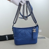 Chanel Gabrielle流浪包小號藍色