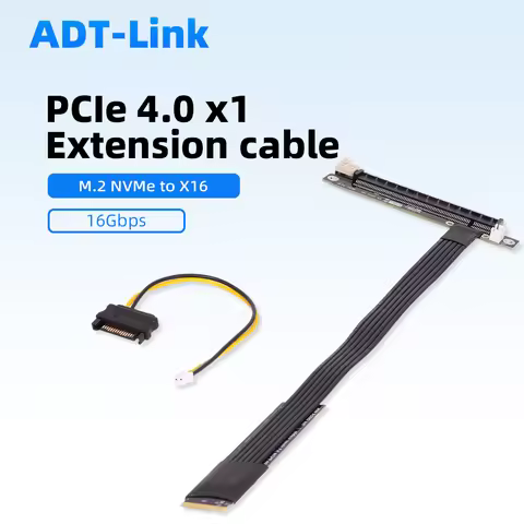 Riser M.2 NVMe to PCI-E 3.0 / 4.0 x16 GPU Extension Cable for RTX3090 RX6800xt GTX RTX Mining NVIDIA