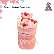 🐮Moo Baby Lotso Plush Bouquet Lotso Bouquet Bunga Lotso Birthday Gift Bouquet Doll Lotso Gift Lotso 
