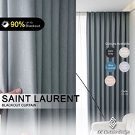 [ LC Curtain Design ] Saint Laurent 90% Blackout Curtain/ Langsir Blackout