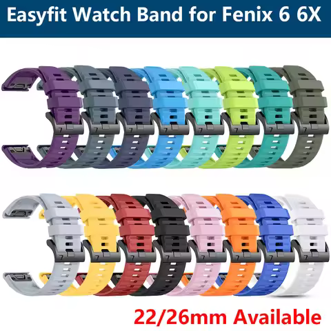 fit Garmin Fenix 6 6X Watchband Replacement for Fenix 7 7X 5 5X Fenix 8 47mm 51mm Quick Release Watc
