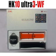 2025 Original HK10 Ultra 3-WF AMOLED 1GB ROM NFC Smart Watch WiFi ChatGPT Album Local Music TWS Blue