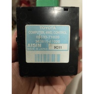 TOYOTA HILUX 4WD CONTROL ECU 89533-71020
