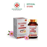 Vega Calcium 1000 K2 D3 Calcium supplement pills help strengthen bones - Box of 60 pills