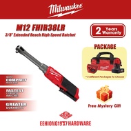 MILWAUKEE M12 FHIR38LR 3/8'' Cordless Extended Reach High Speed Ratchet 47Nm M12FHIR38LR