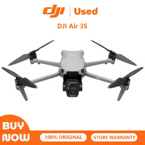 DJI Air 3S Fly More Combo (RC-N3), Used Drone with 1" CMOS Wide-Angle & Medium Tele Camera, 4K/60fps