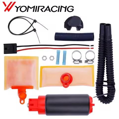 YOMI Compatible High Flow Fuel Pump 340LPH E85 For Honda VW BMW Chevrolet Dodge "Replace Walbro 255L