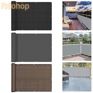 PXLOHOP Balcony Shade Cloth, Waterproof 3/5/6M Sun Shading Sails, Multi-functional Fencing  Garden P