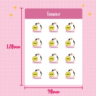 Finance Planner Sticker | Icon sticker for planner