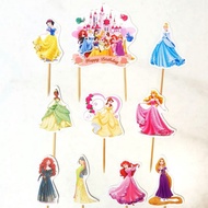 Disney Princess no. 2 Birthday Cake Topper 1 set contains 10 pcs