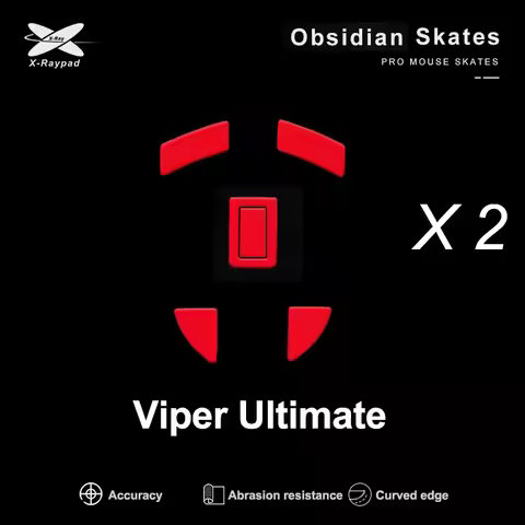 X-Raypad Obsidian Control Skates For Razer Viper Ultimate