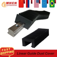 CNC guides linear guides Organ guide dust cover for HGR15 HGR20 HGR25 HGR30 linear rails Compression