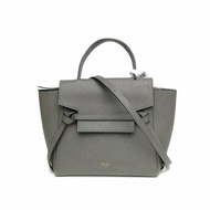 CELINE Belt鯰魚包Nano20灰色牛皮金扣肩背包
