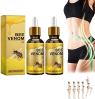 2 pcs Bee Venom Oil, Bee Venom Lymphatic Drainage Oil, Advanced Bee Venom Shaping Serum, Bee Venom F