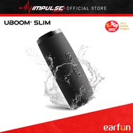 EarFun UBOOM Slim 360° Portable Bluetooth Wireless Speaker with Mic, Waterproof, Powerful Bass, 18H 