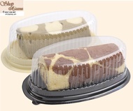 Bộ 50 hộp nhựa oval đựng bánh F70 kích thước