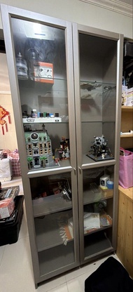 IKEA billy 展示櫃連玻璃門, 99% 新