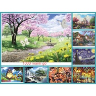 1000 Wooden Jigsaw puzzle Pieces / Jigsaw puzzle 1000 / 1000 puzzle Pieces / 1000 pcs / puzzle Toy