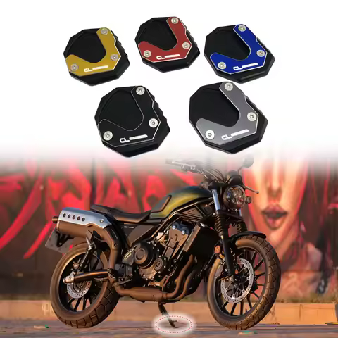 For HONDA CL 250 CL 500 2023 Kickstand Enlarger Side Stand Extension Plate Pad CL250 CL500 Accessori