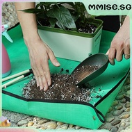 [mmise.sg] Gardening Planting Mat PE Plant Potting Pad Flower Pots Soil Mat (Green)