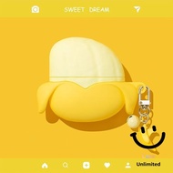 For GOOJODOQ J201 J206 Earphone Case Casing personality Simulation Banana