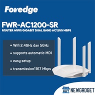 FOREDGE FWR-AC1200-SR ROUTER WIFI5 GIGABIT DUAL BAND AC1200 MBPS
