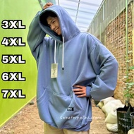Oversized Hoodie for Men and Women, Plain Jumper, Jumbo Sweater BIG Size 3XL 4XL 5XL 6XL 7XL, Fits U