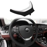 Chrome Steering Wheel Lower Trim Strip Auto Steering Wheel Protector Cover Replacement for BMW 5 7 S