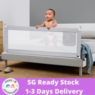 Baby Bed Fence with Vertical Lift Bed Guard Fence Safety Fence For Kids Bed Rail Guard