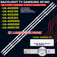BACKLIGHT LED TV SAMSUNG 40 INC UA 40J5000 40J5100 40J5200 40J5202 40J5250 40N5000 40N5100 40M5000 4