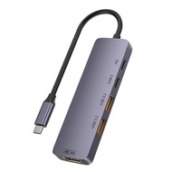 TypeC10G to 4C1A USB3.2 Hub Docking Station สําหรับโน๊ตบุ๊คแท็บเล็ตโทรศัพท์ PD ชาร์จ Splitter อุปกรณ