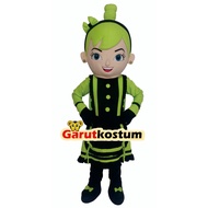 Kostum maskot badut karakter princess cinderella setelan dewasa lucu costume karnaval